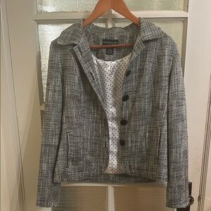Monterey Bay Black and White Tweed Blazer